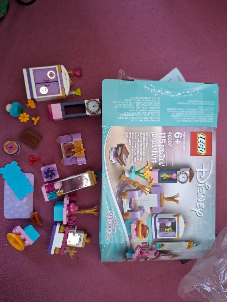 Lego Disney Princess 40307 Kasteel Interieur zeldzaam, Lego, Ophalen of Verzenden, Zo goed als nieuw, Disney