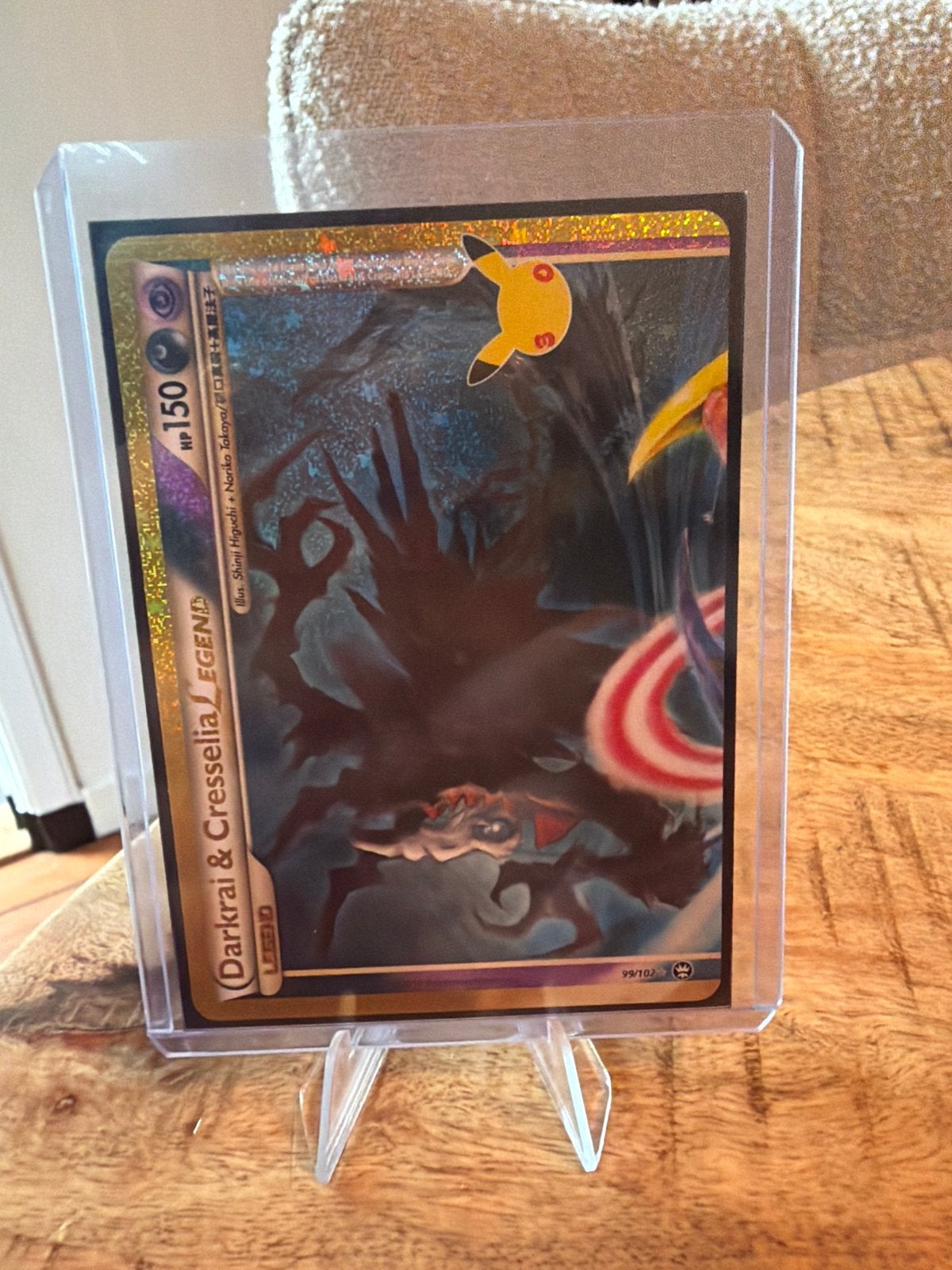 Darkrai & Cresselia LEGEND 30th celebration, Ophalen of Verzenden, Zo goed als nieuw, Losse kaart, Foil
