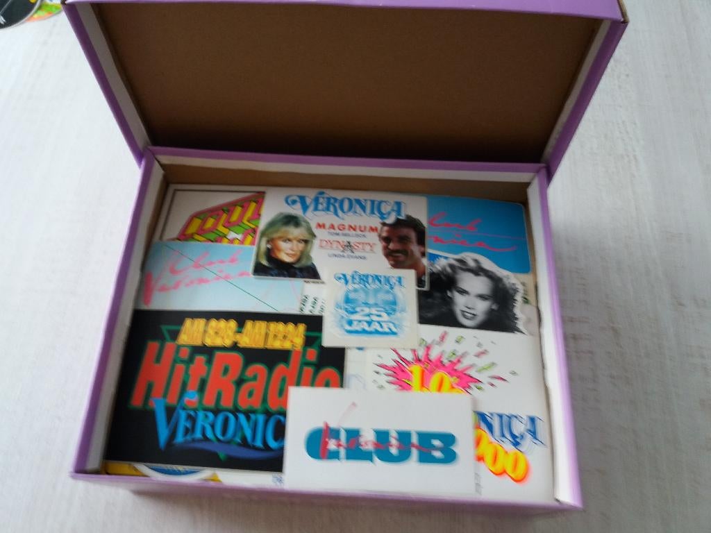 schoendoos stickers ongeveer 3 kilo, Ophalen of Verzenden, Zo goed als nieuw, Overige typen