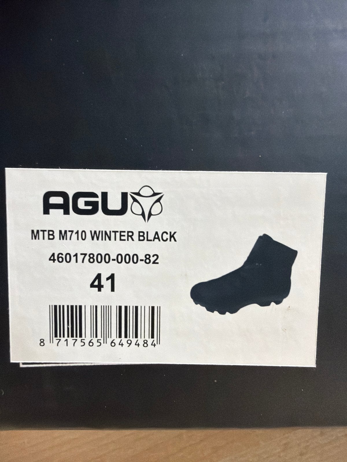 AGU MTB M710 Winter Black Fietsschoenen Maat 41, Fietsen en Brommers, Ophalen of Verzenden, Nieuw, Heren, Schoenen