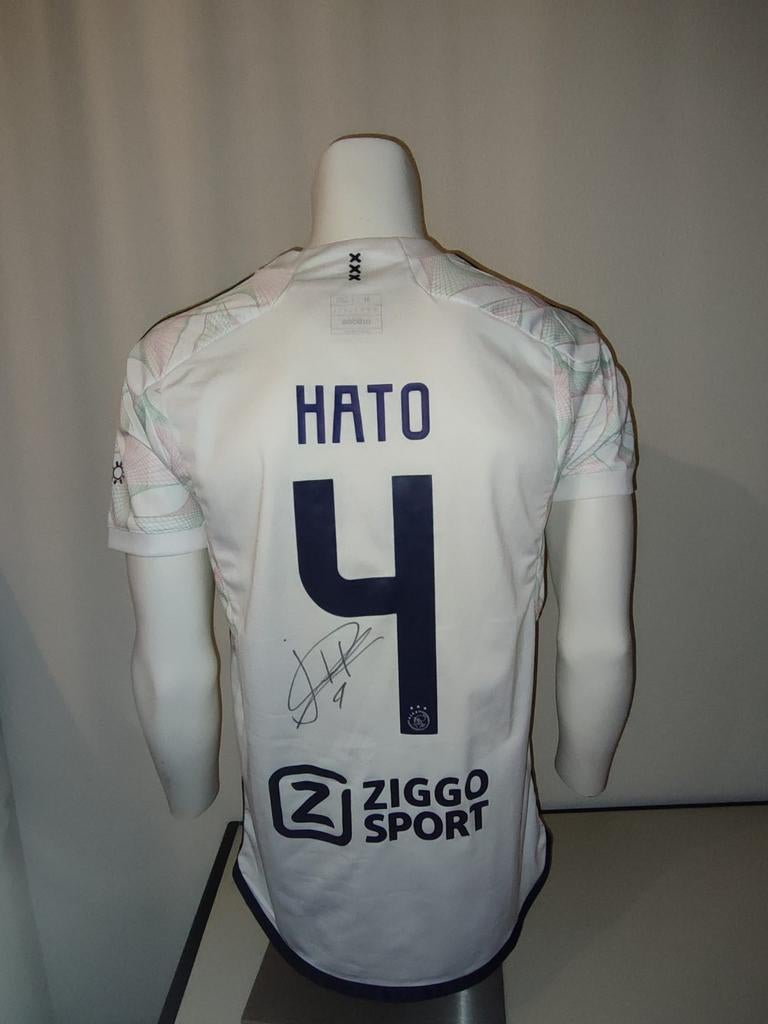 Jorrel Hato gesigneerd ajax shirt met coa, Ophalen of Verzenden, Nieuw, Ajax, Shirt
