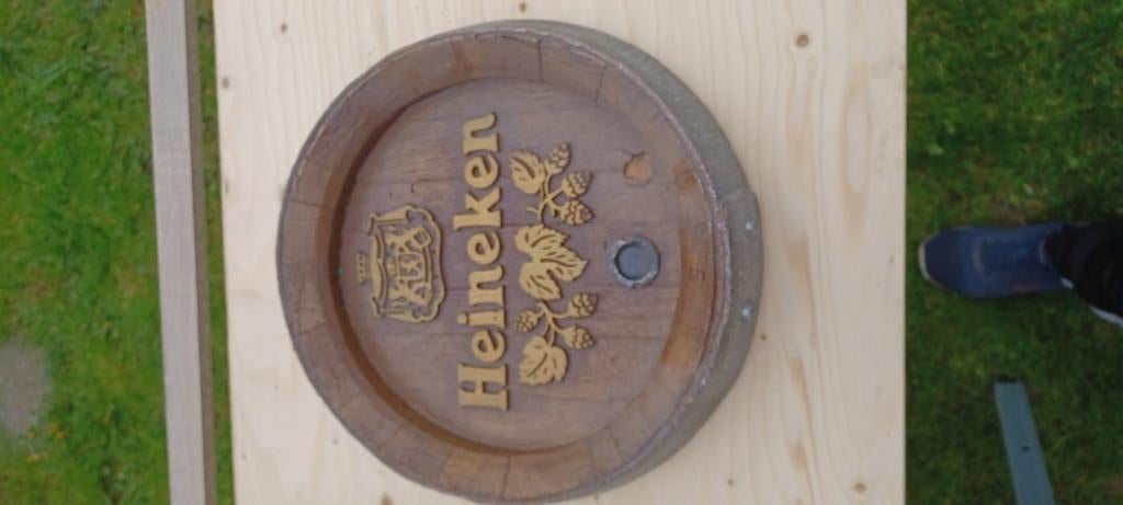 Heineken biervat decoratie voor mancave - 40 cm, Verzamelen, Ophalen, Gebruikt, Overige typen, Heineken