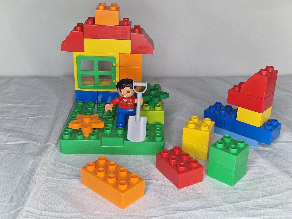 Lego Duplo 5931 mijn eerste Duplo bouwset Kerst Christmas, Ophalen of Verzenden, Zo goed als nieuw, Compleet, Duplo