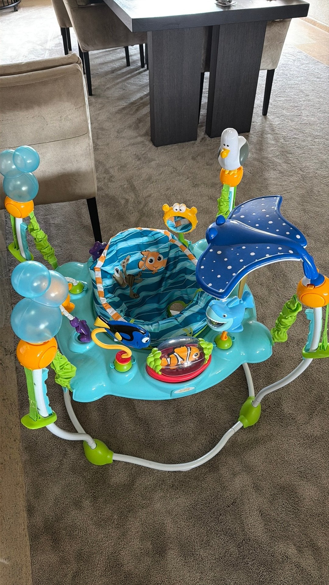 Bright Starts Finding Nemo babyjumper, Kinderen en Baby's, Speelgoed | Babyspeelgoed, Ophalen of Verzenden, Zo goed als nieuw