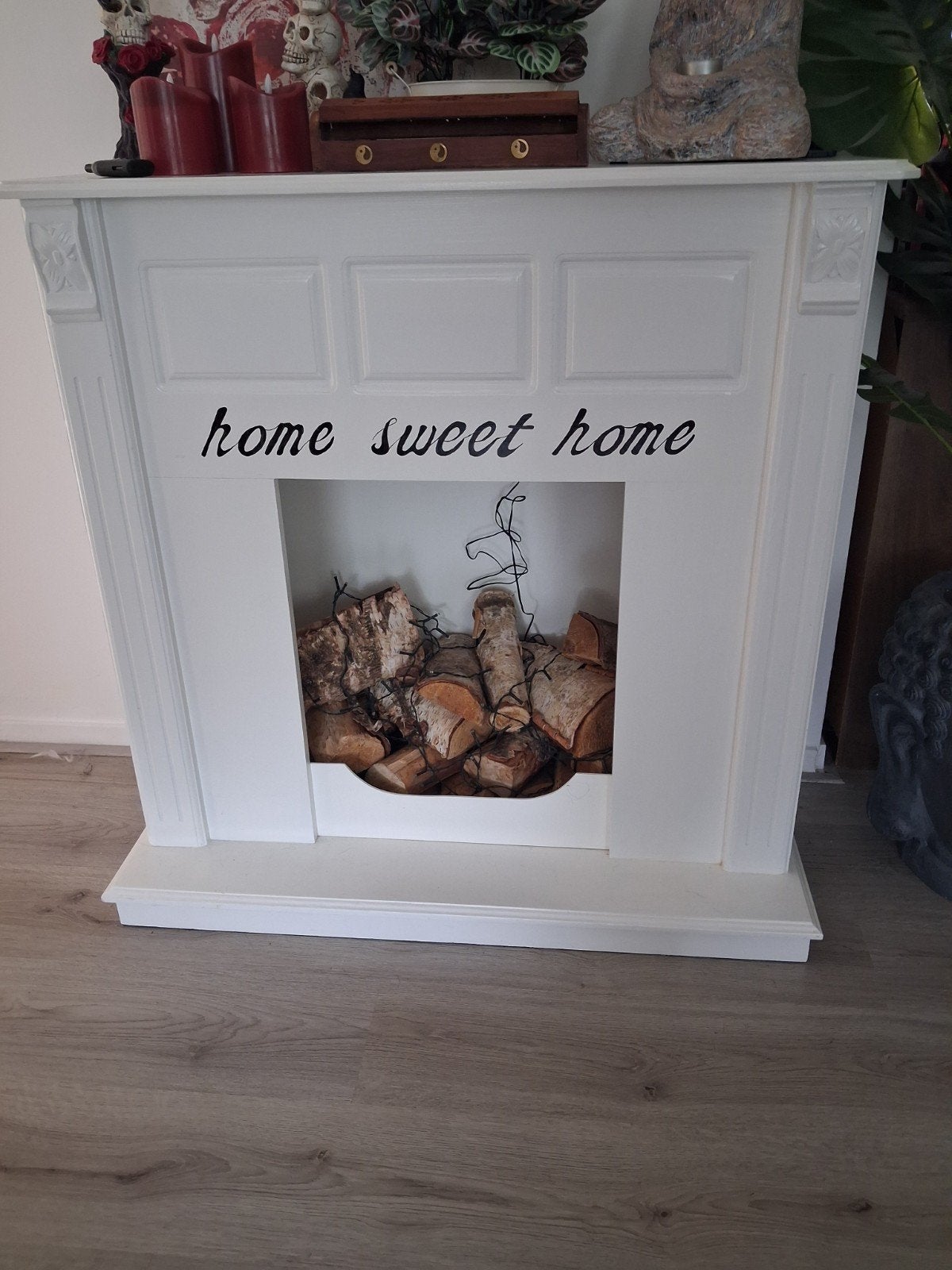 schouw, Ophalen, Vrijstaande haard, Elektrische haard