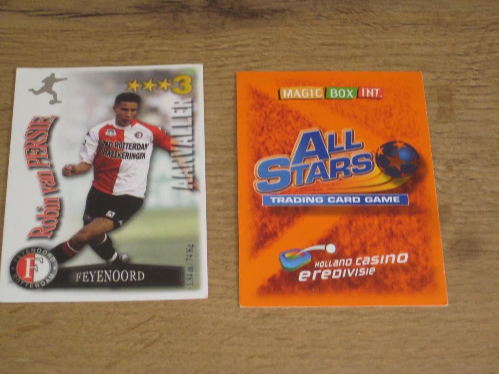 all stars cards 2003-2004 magic box eredivisie, Ophalen of Verzenden, Zo goed als nieuw, Overige binnenlandse clubs, Poster, Plaatje of Sticker