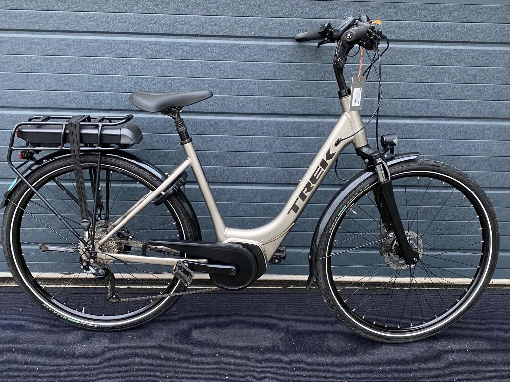 Trek verve D50 cm grijs 9vers 500wh Bosch middenmoter, Gebruikt, Cleanbikes, Versnellingen, Info@cleanbikes.nl