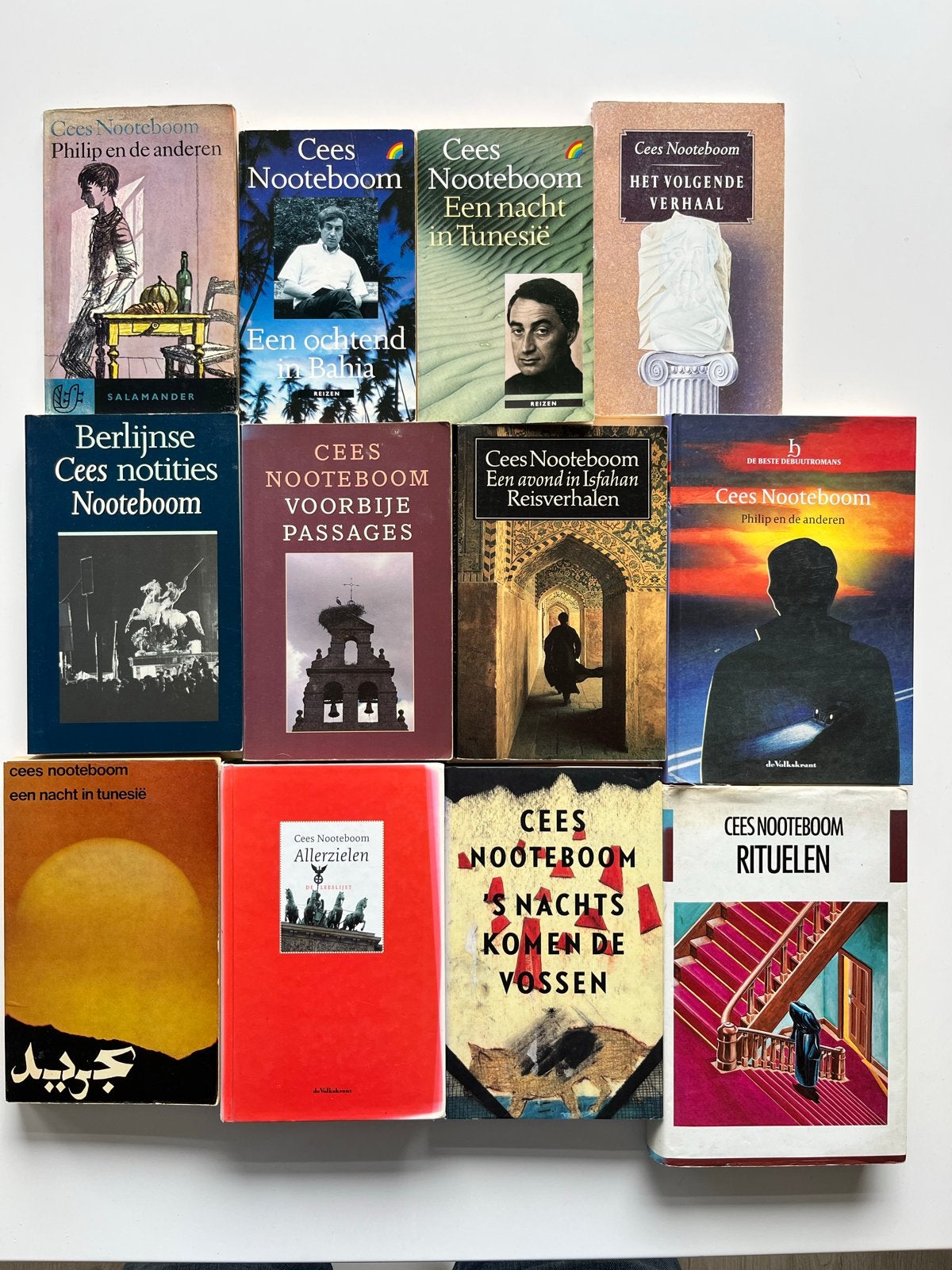 12 boeken Cees Nooteboom - Gelezen staat, Boeken, Verzenden, Gelezen, Nederland