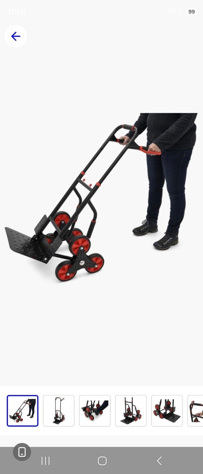 steekwagen voor trappen, 60 tot 80 liter, Ophalen, Nieuw, Steekwagen