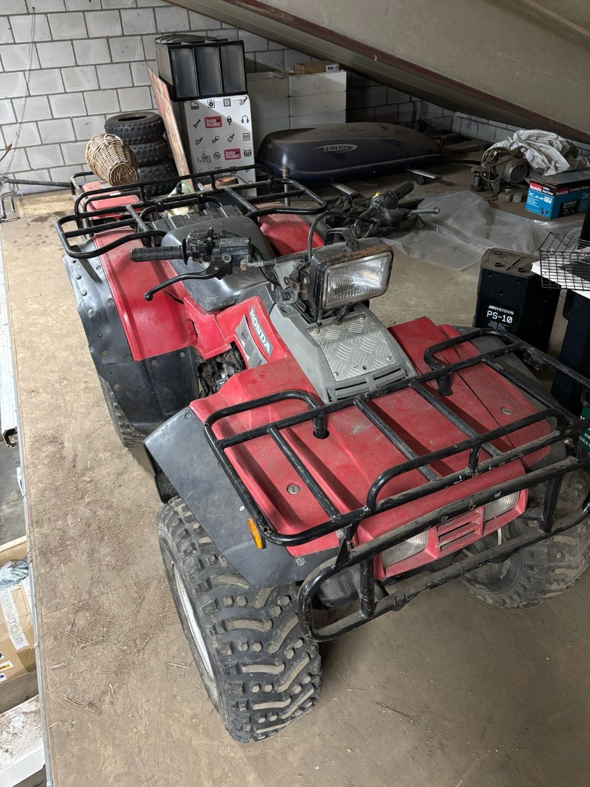Honda trx 350 fourtrax 4x4 1986 quad schuurvondst, Ophalen, Gebruikt
