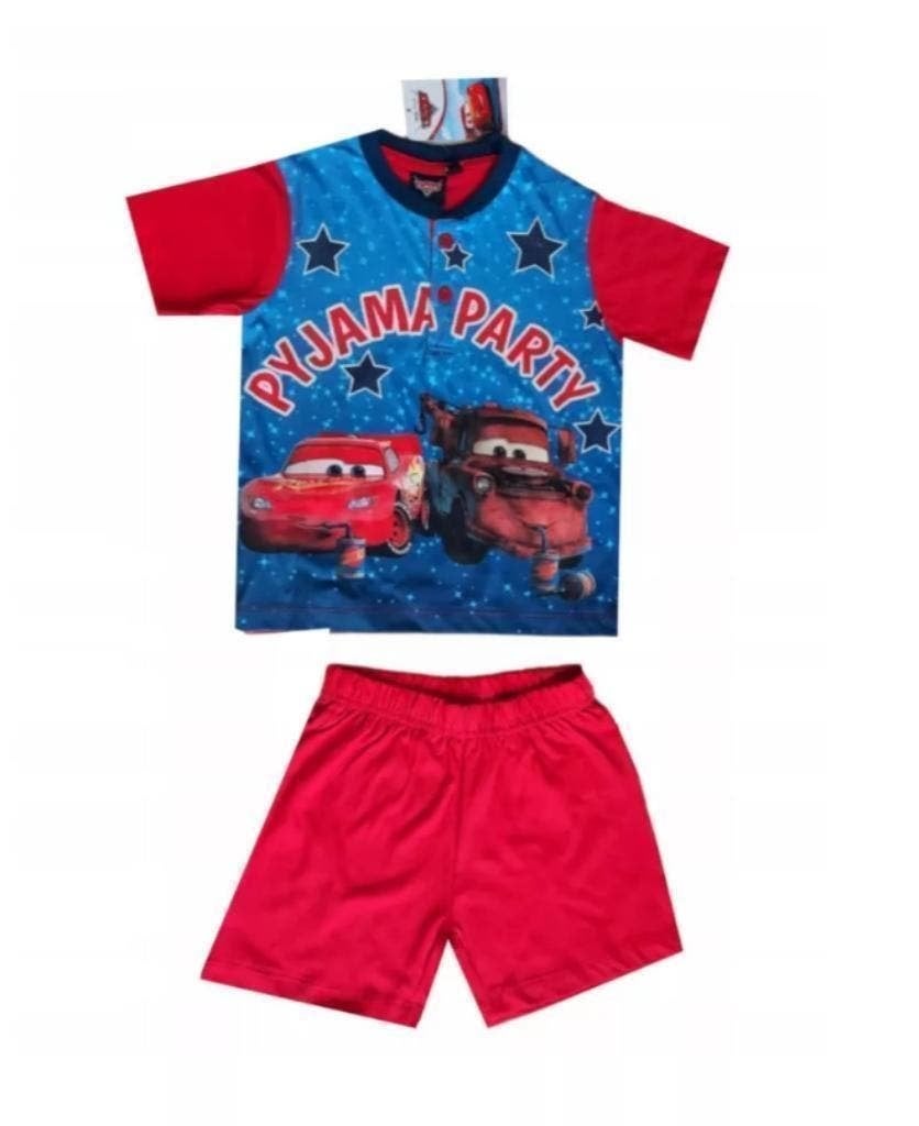 Disney Cars Shortama Rood - Maat 98 - 110 - 116 - 122 - 128, Kinderen en Baby's, Kinderkleding | Maat 128, Nacht- of Onderkleding