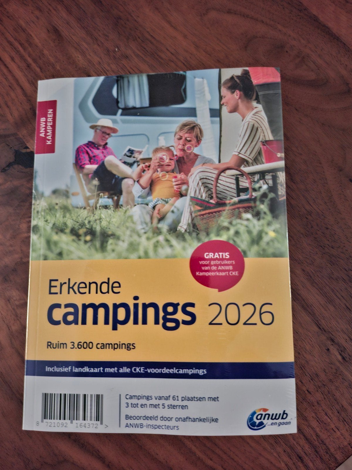 ANWB Erkende Campings 2026 - Inclusief landkaart, ANWB, Budget, Europa, Nieuw