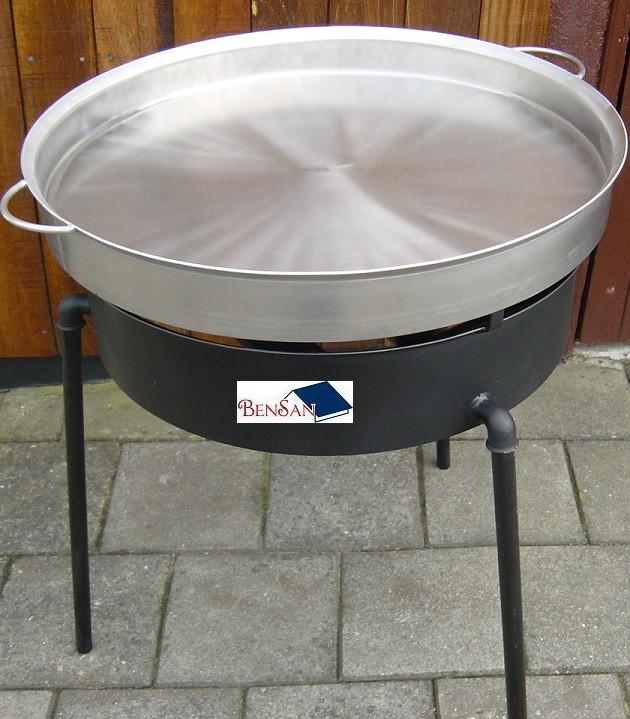 barbecue braadpan RVS 70 cm BBQ gas huren huur bensan enter, Hobby en Vrije tijd, Feestartikelen | Verhuur, Ophalen, Zo goed als nieuw
