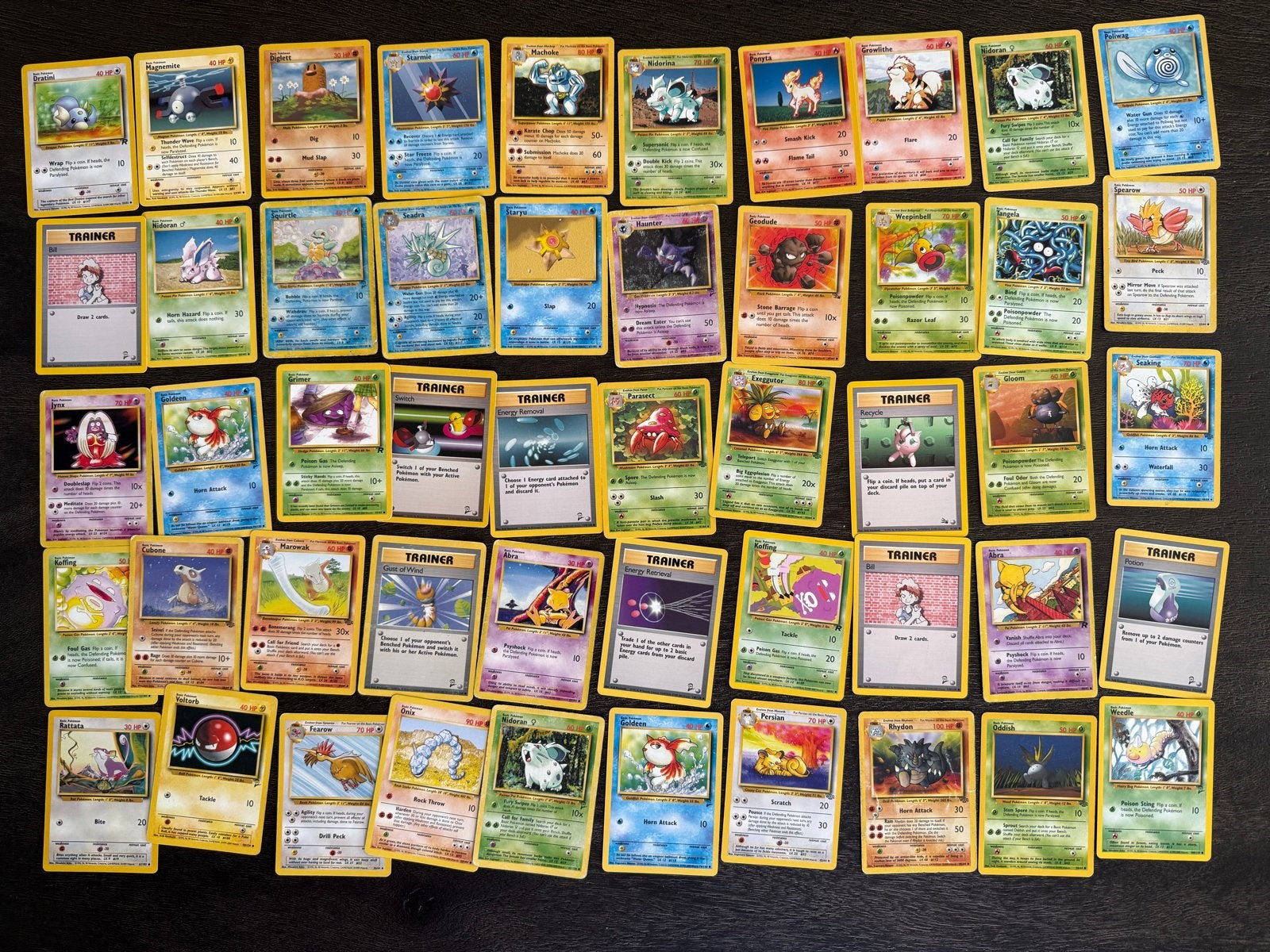 Oude pokemon kaarten, Hobby en Vrije tijd, Verzamelkaartspellen | Pokémon, Verzenden, Gebruikt, Meerdere kaarten