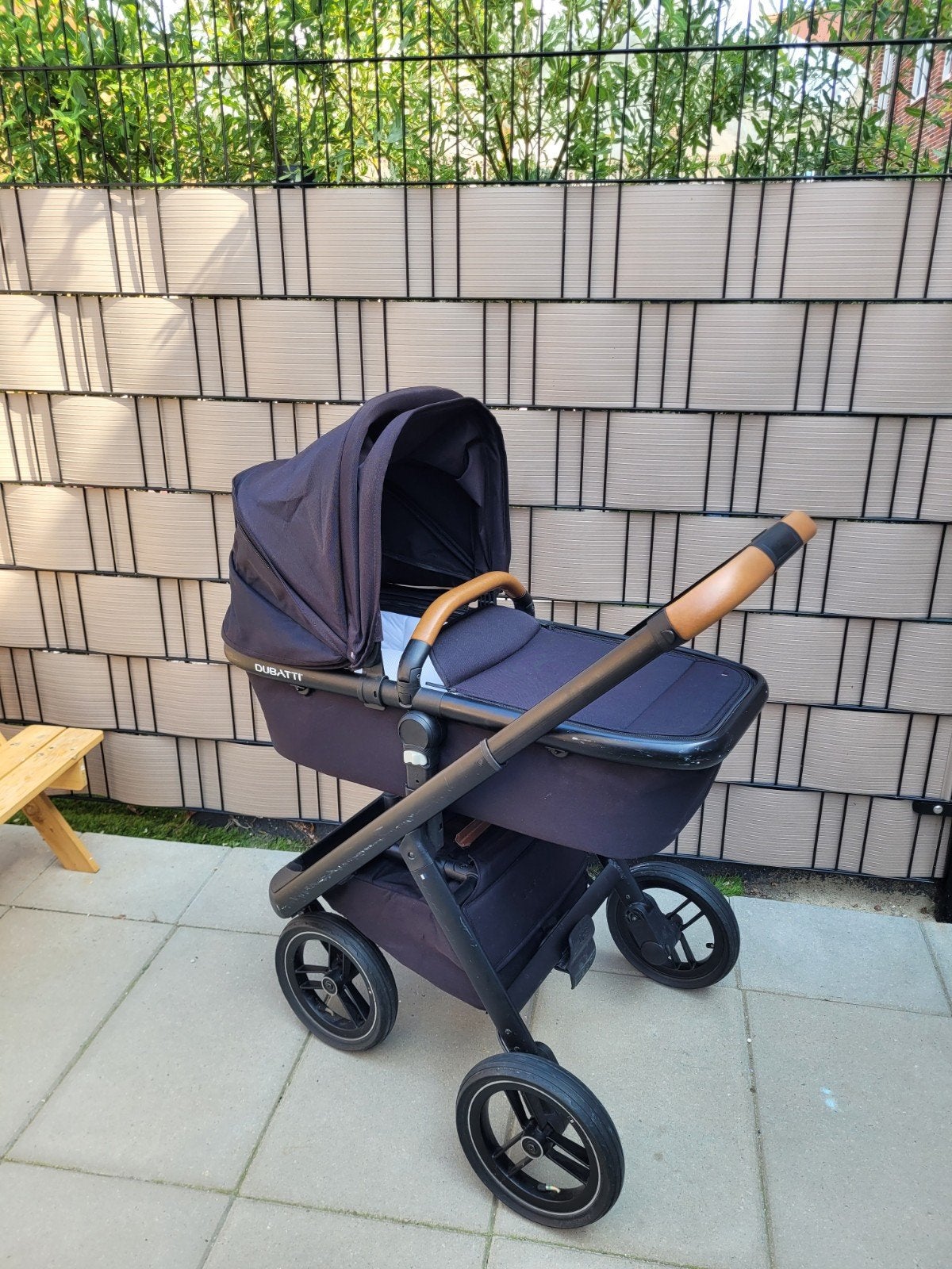 Complete 3-in-1 Dubatti One E3 Kinderwagen Zwart, Kinderen en Baby's, Kinderwagens en Combinaties, Ophalen, Gebruikt, Overige merken