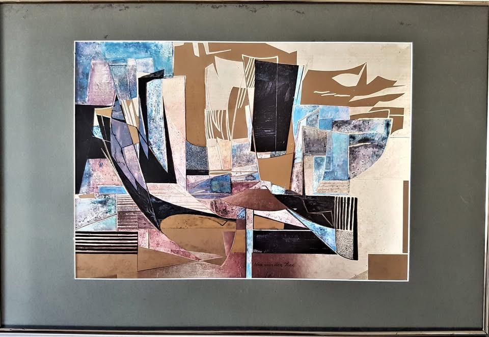 ABSTRACT ISA VAN DER ZEE., Antiek en Kunst, Kunst | Schilderijen | Abstract, Ophalen