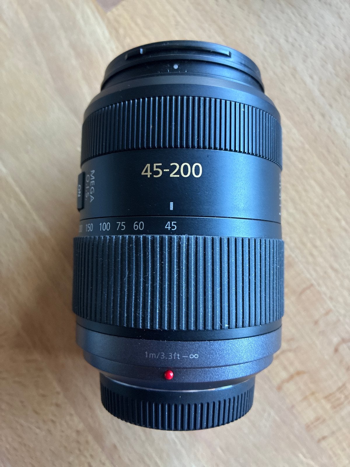 Panasonic Lumix G Vario 45-200mm f/4-5.6 MEGA O.I.S. lens, Micro Four Thirds, Zo goed als nieuw, Beeldstabilisatie, Panasonic