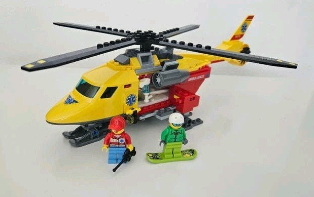 LEGO City 60179 Ambulance Helikopter, Kinderen en Baby's, City, Lego, Ophalen of Verzenden, Zo goed als nieuw