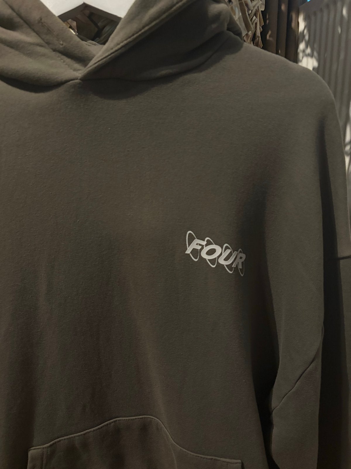 FOUR Amsterdam Hoodie Taupe Maat XS, Kleding | Dames, Truien en Vesten, Ophalen of Verzenden, Zo goed als nieuw, Maat 34 (XS) of kleiner