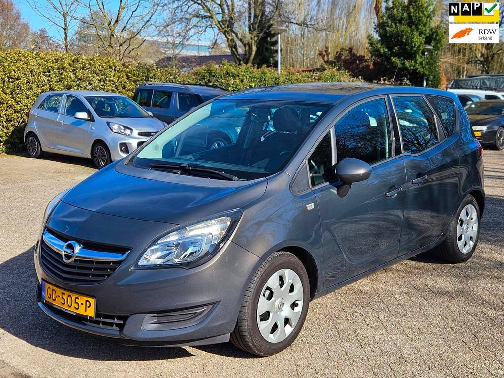 Opel Meriva 1.4 Turbo Edition LPG G3|AIRCO|CruiseControle|Km, Voorwielaandrijving, Stof, Gebruikt, 4 cilinders