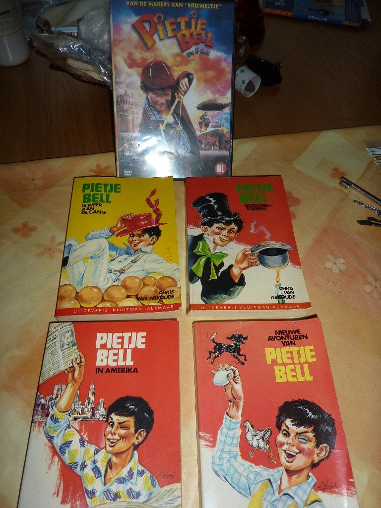 pietje bell oude boekjes en dvd, Alle leeftijden, Ophalen of Verzenden, Zo goed als nieuw
