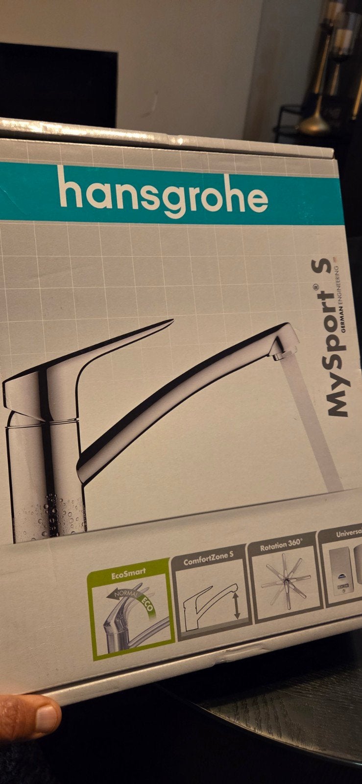 Hansgrohe MySport S Keukenkraan met Hendel Chroom nieuw gese, Overige typen, Ophalen of Verzenden, Metaal, Overige merken