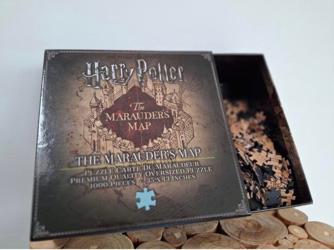 Harry Potter Marauder's Map Legpuzzel 1000 stukjes, Ophalen, 500 t/m 1500 stukjes, Zo goed als nieuw, Legpuzzel
