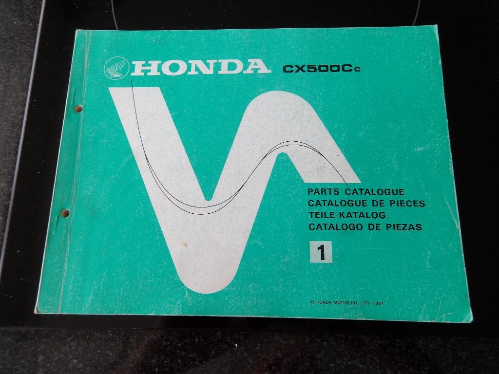 Onderdelenboek Honda CX500 Cc Chopper, Motoren, Verzenden, Honda