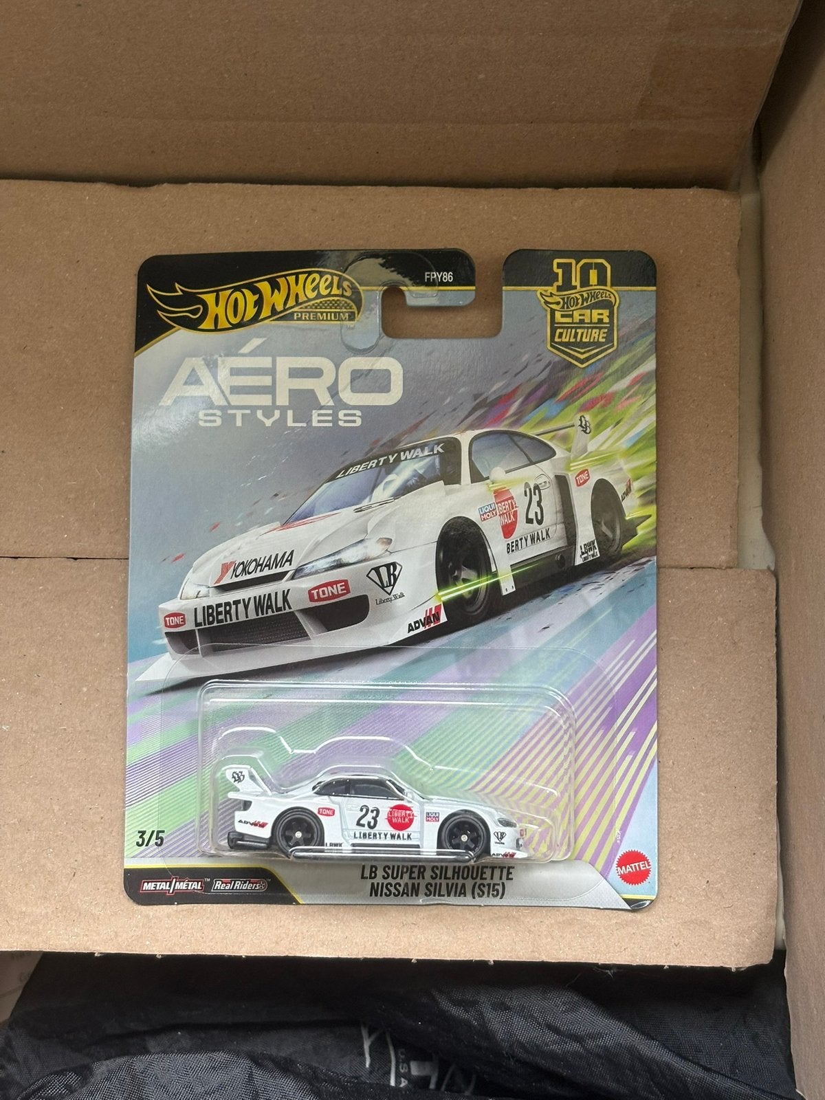 Hot Wheels Premium LB-Works Nissan Silvia S15, Overige merken, 1:50 of kleiner, Auto, Ophalen of Verzenden
