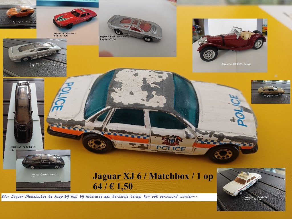 Jaguar modelauto te koop, Ophalen of Verzenden, Gebruikt, Auto