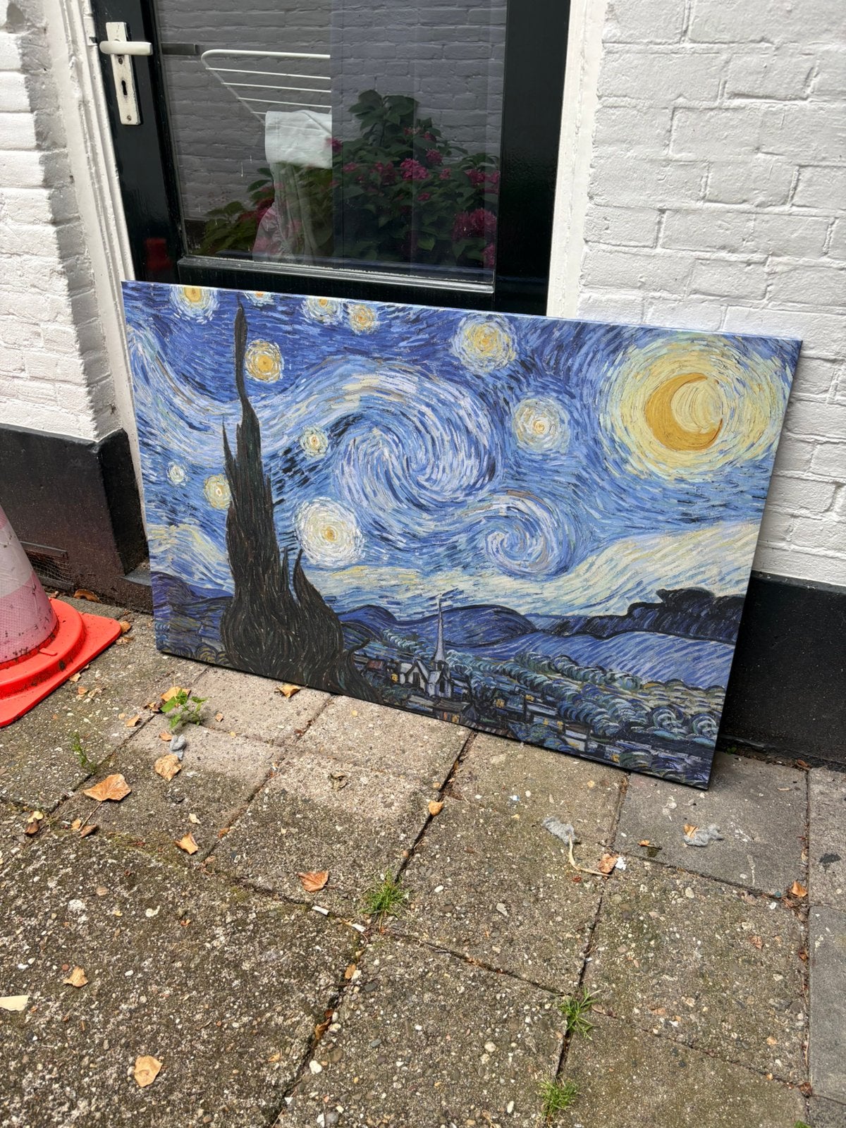 IKEA Van Gogh schilderij, Ophalen