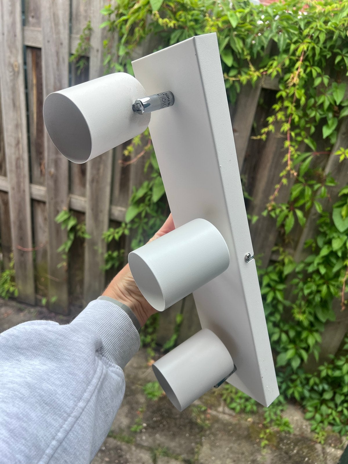 6 Witte Plafondlampen (Gamma) - Diverse uitvoeringen, Ophalen, Zo goed als nieuw, Wit, Plafondlamp