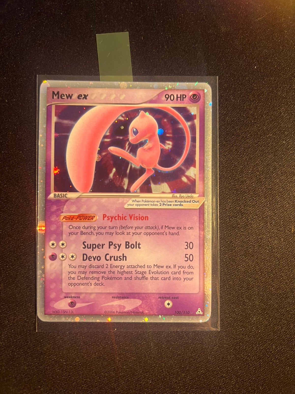 Mew ex 100/110, Hobby en Vrije tijd, Verzamelkaartspellen | Magic the Gathering, Zo goed als nieuw, Ophalen of Verzenden