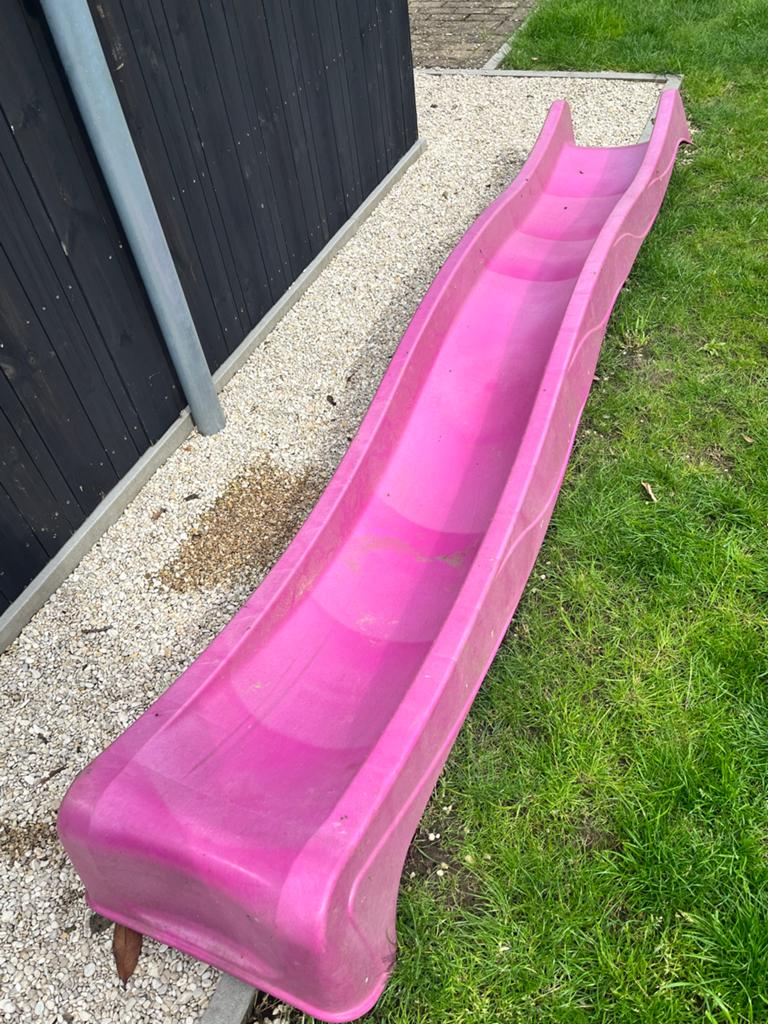 Rex opbouw glijbaan paars 300cm, Kinderen en Baby's, Speelgoed | Buiten | Speeltoestellen, Ophalen, Glijbaan