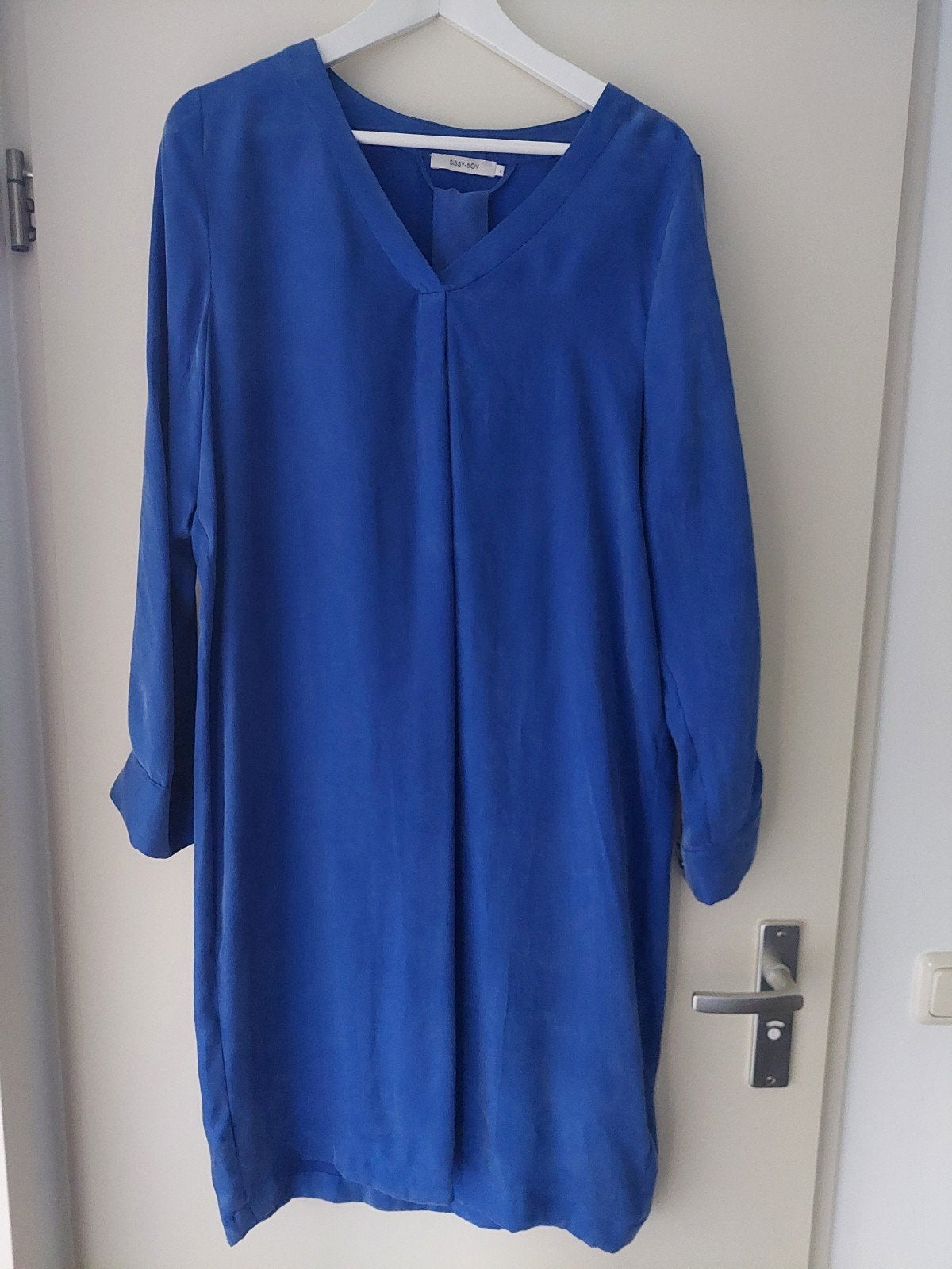 Sissy Boy blauwe jurk maat L, Ophalen of Verzenden, Zo goed als nieuw, Blauw, Jurk