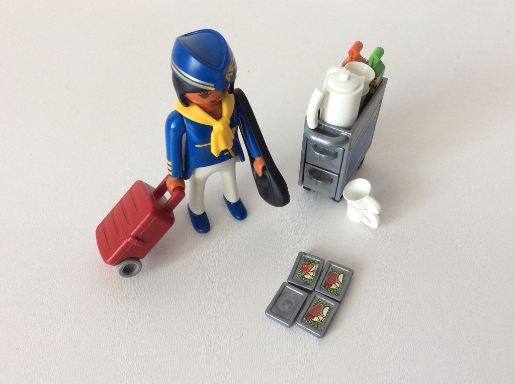 Playmobil 4761 stewardess, Ophalen of Verzenden, Gebruikt, Complete set