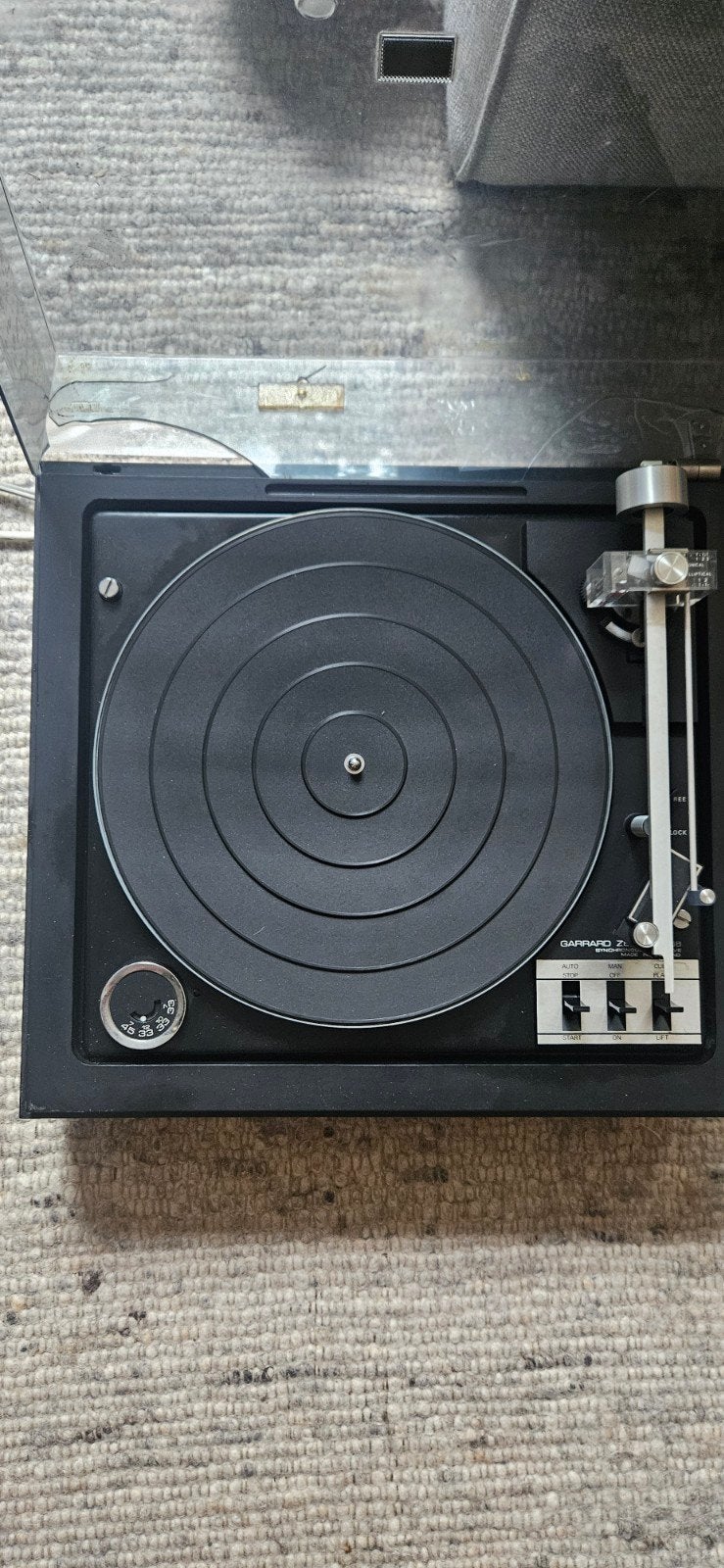 Garrard Zero 100SB Platenspeler met nieuwe snaar, Overige merken, Gebruikt, Automatisch, Ophalen of Verzenden