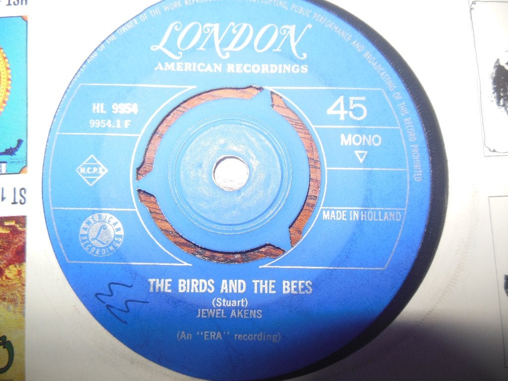 single jewel atkins the birds and the bees 45rpm jukebox 7'', Gebruikt, 7 inch, Ophalen of Verzenden, Pop
