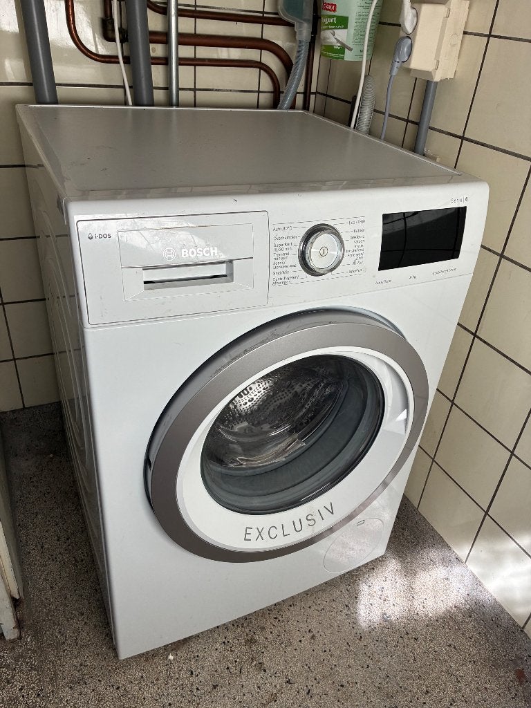 Bosch serie 6 exclusive wasmachine, Ophalen, 1200 tot 1600 toeren, Minder dan 85 cm, 8 tot 10 kg