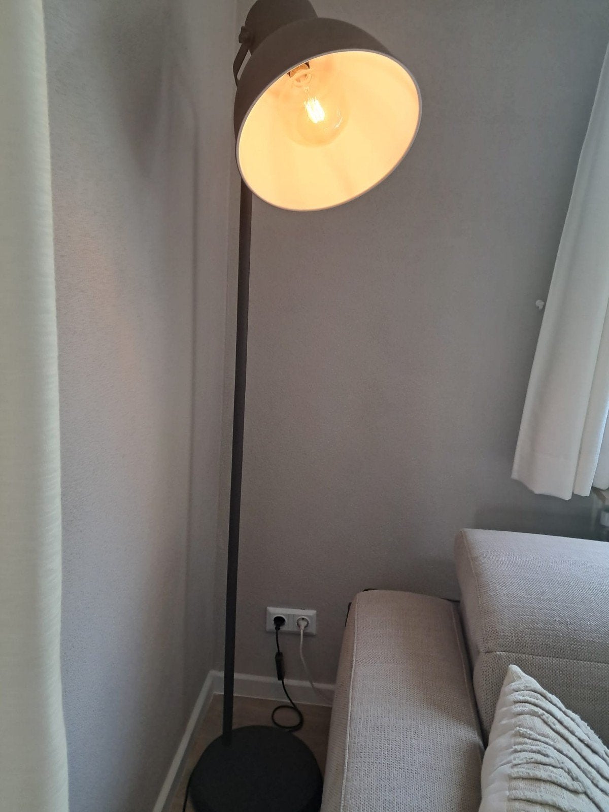 Industriële lamp inclusief spaarverlichting, Ophalen, Zo goed als nieuw