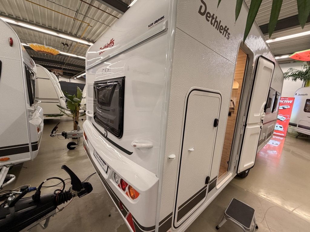 Dethleffs C'Joy Active 480 QLK +active pakket, Schokbreker, Dwarsbed, Bedrijf, Dethleffs