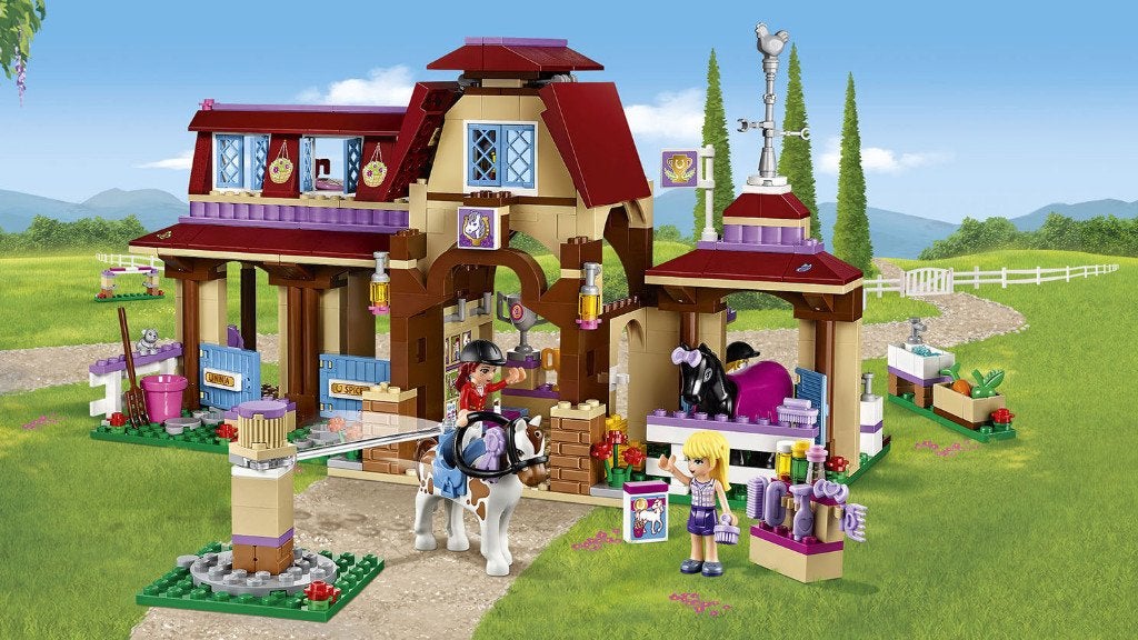 Lego Friends 41126 Heartlake paardrijclub, Compleet, Lego, Friends, Ophalen of Verzenden