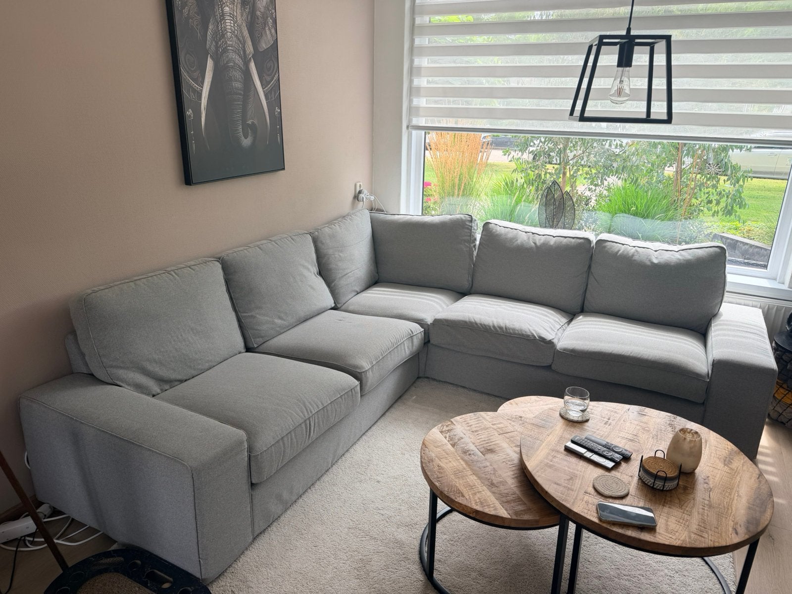 5-zits hoekbank, Ophalen of Verzenden, Zo goed als nieuw