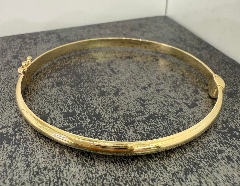 Prachtige 14 karaats gouden slaven armband, Sieraden, Tassen en Uiterlijk, Armbanden, Ophalen of Verzenden, Nieuw, Goud