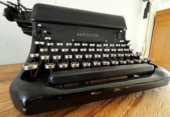 Remington Rand typemachine, vintage, retro, Ophalen