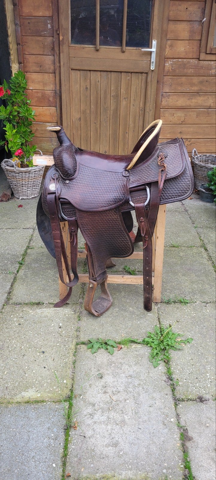 Dakota westernzadel 16", Ophalen of Verzenden, M (17 inch)