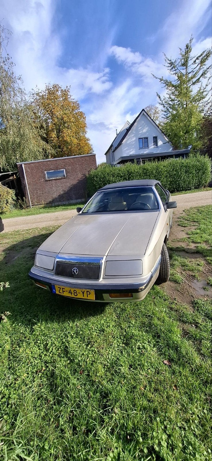 Chrysler Le Baron 3.0 I Conv V6 AUT U9 1991 Beige, Auto's, 136 pk, Cabriolet, Beige, Origineel Nederlands