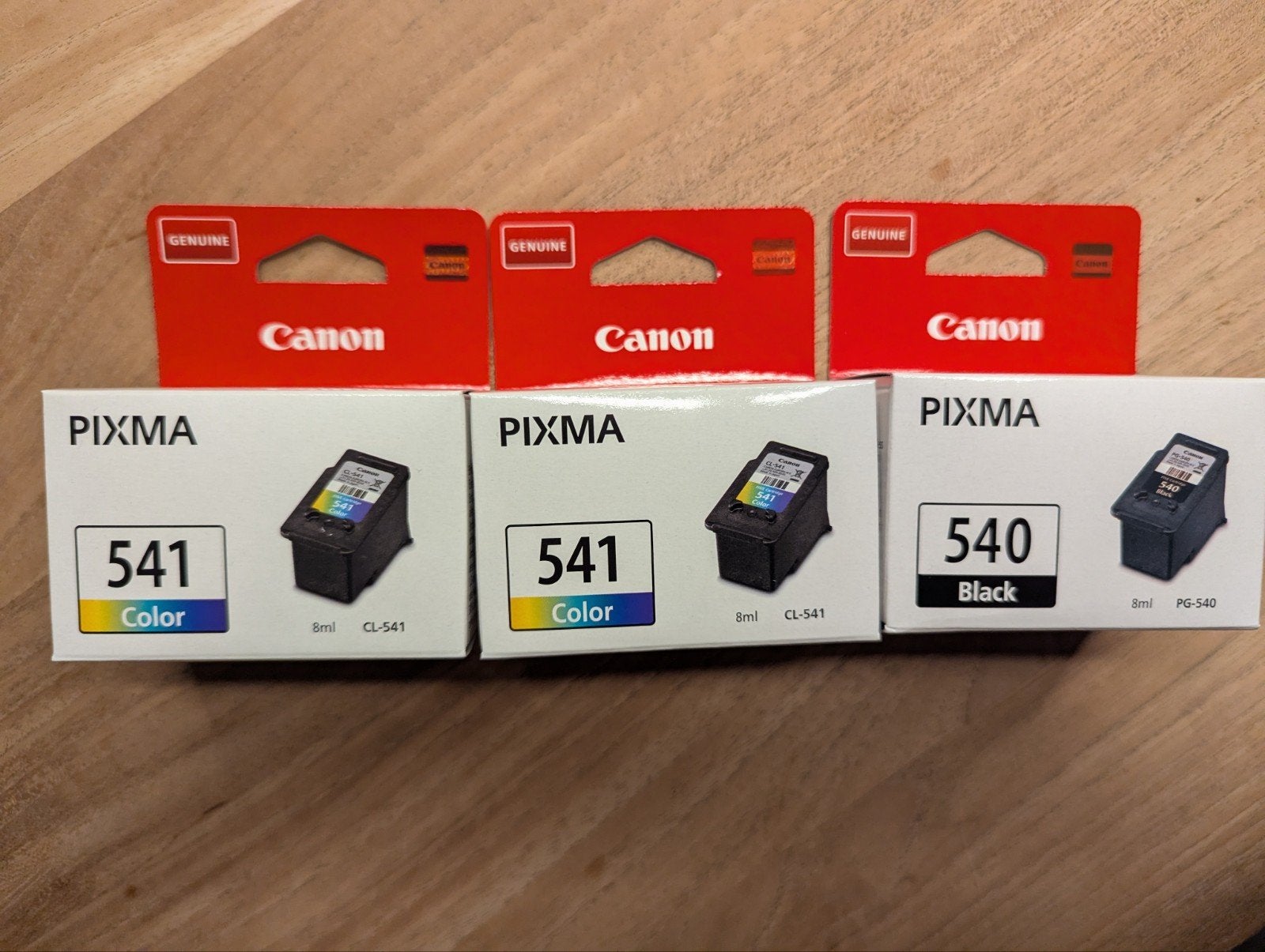 Canon Pixma PG-540 Zwart & CL-541 Kleur Cartridges - Nieuw, Computers en Software, Ophalen of Verzenden, Nieuw, Cartridge, Canon