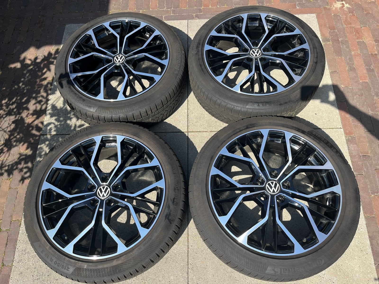 VW ID3 T-Roc Karoq GMP Matisse 19 inch Continental Winter, Banden en Velgen, Winterbanden, Personenwagen, **