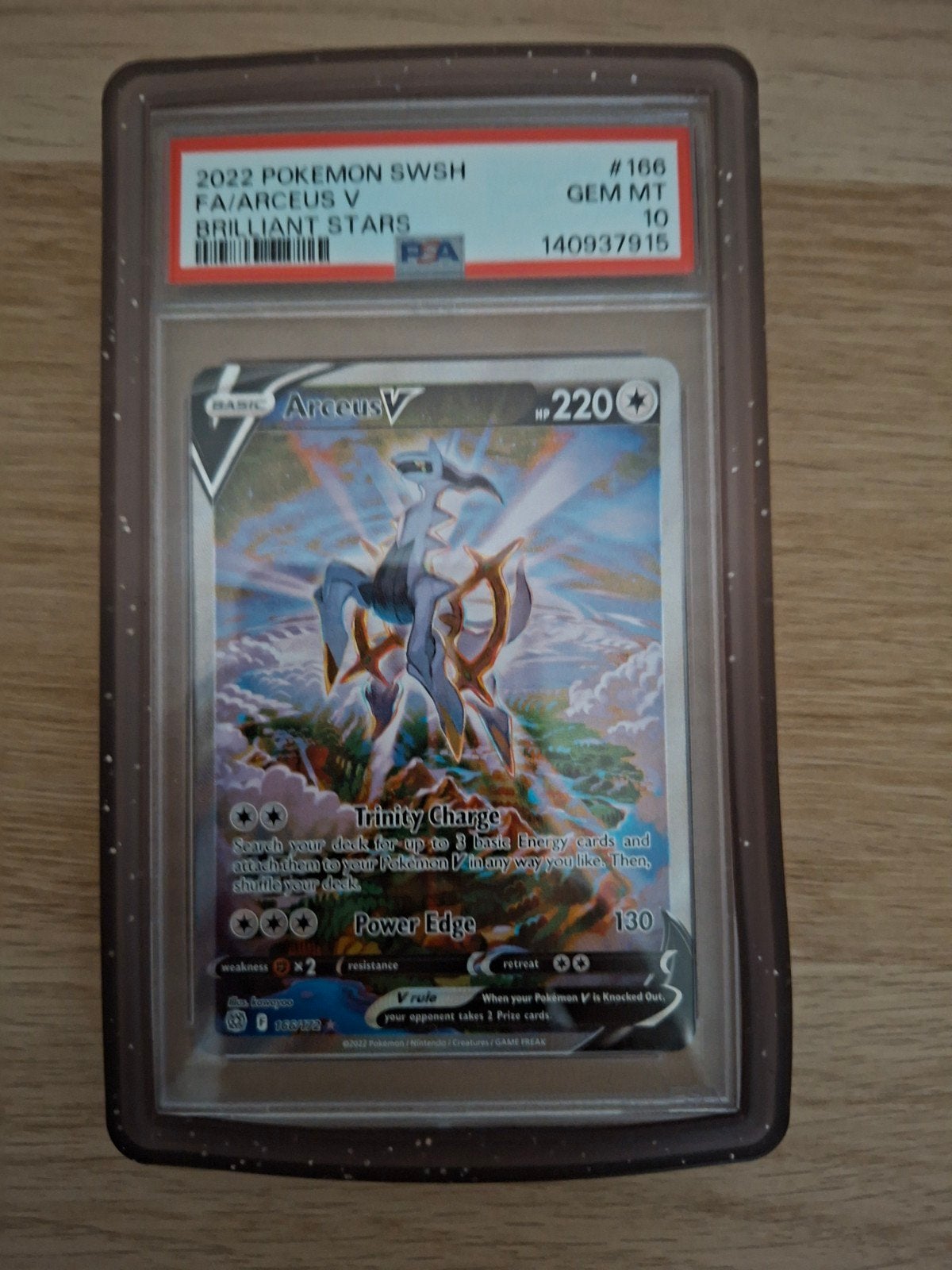 Arceus V 2022 Pokemon SWSH FA/Arceus V PSA 10 GEM MT, Ophalen of Verzenden, Zo goed als nieuw